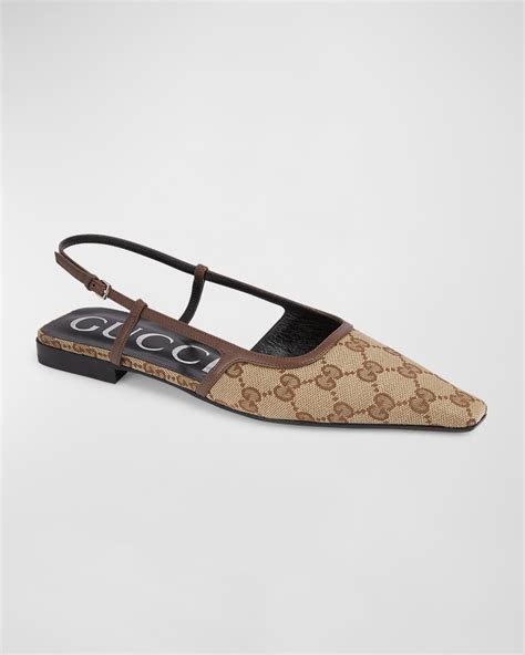 ballerine gucci usate|Gucci slingback ballet flat.